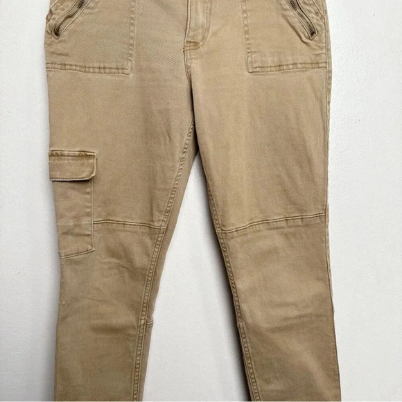 Abercrombie & Fitch Womens 0 Super Skinny  Mid Rise Cargo Khakis - Picture 6 of 13